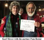 Karl Meyer with his partner Pam Beziat