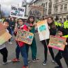 Youth Protesting in London for Climate Action