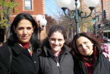 photo of Tal Dor, Huda Abu Arqoub and Amal Nassar