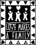 logo for Love Makes a Family