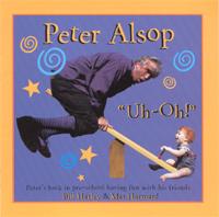 cover from Peter Alsop's CD showing him riding a see-saw