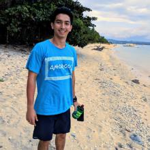 Gael Henry Carlut on Pandan Island Gael Henry Carlut on Pandan Island