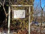 sign in front of Milwaukee Friends Meetinghouse