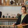 photo of Jane Wolf in her store, Silver Feather